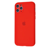 Чехол Silicone Case Full Camera для iPhone 11 Pro Max Red  